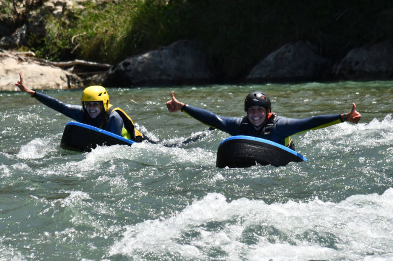 Piraguas en el valle de Benasque